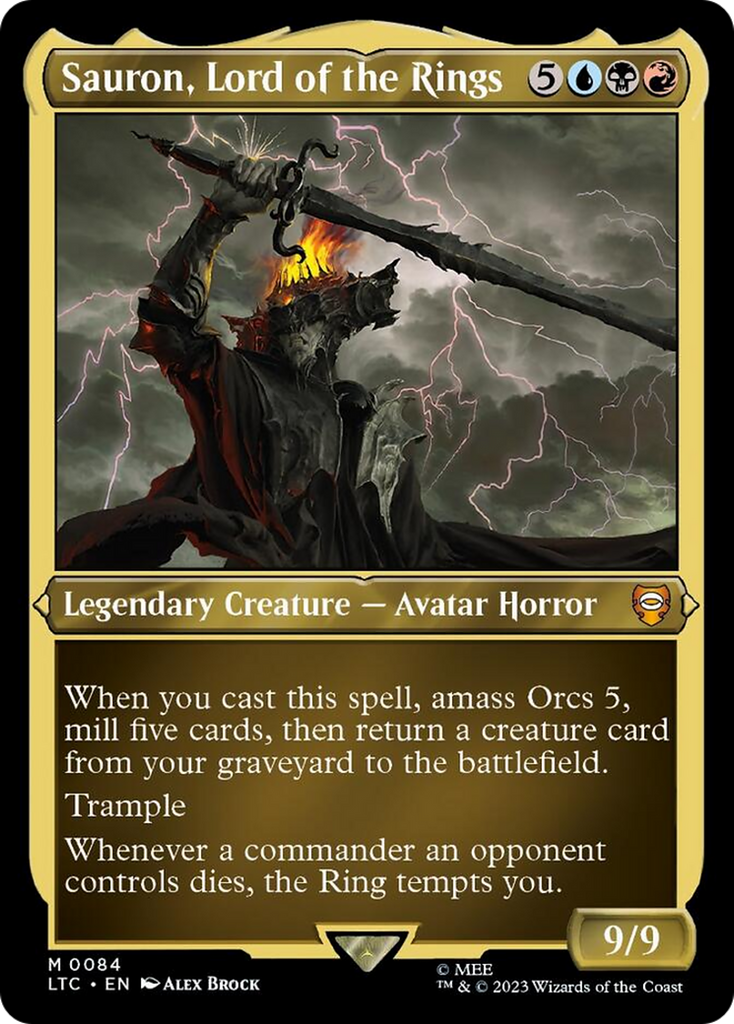 Sauron, Lord of the Rings (Display Commander) [The Lord of the Rings: