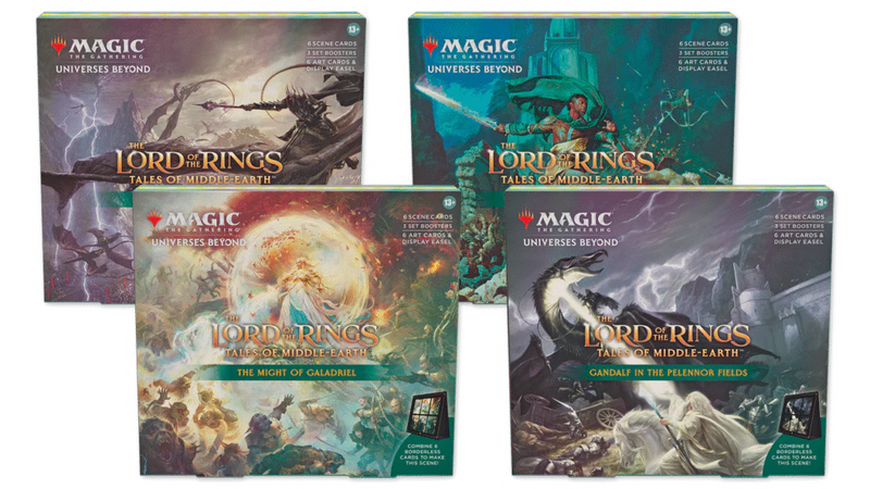 Lord of the Rings Scene Box (set of 4)