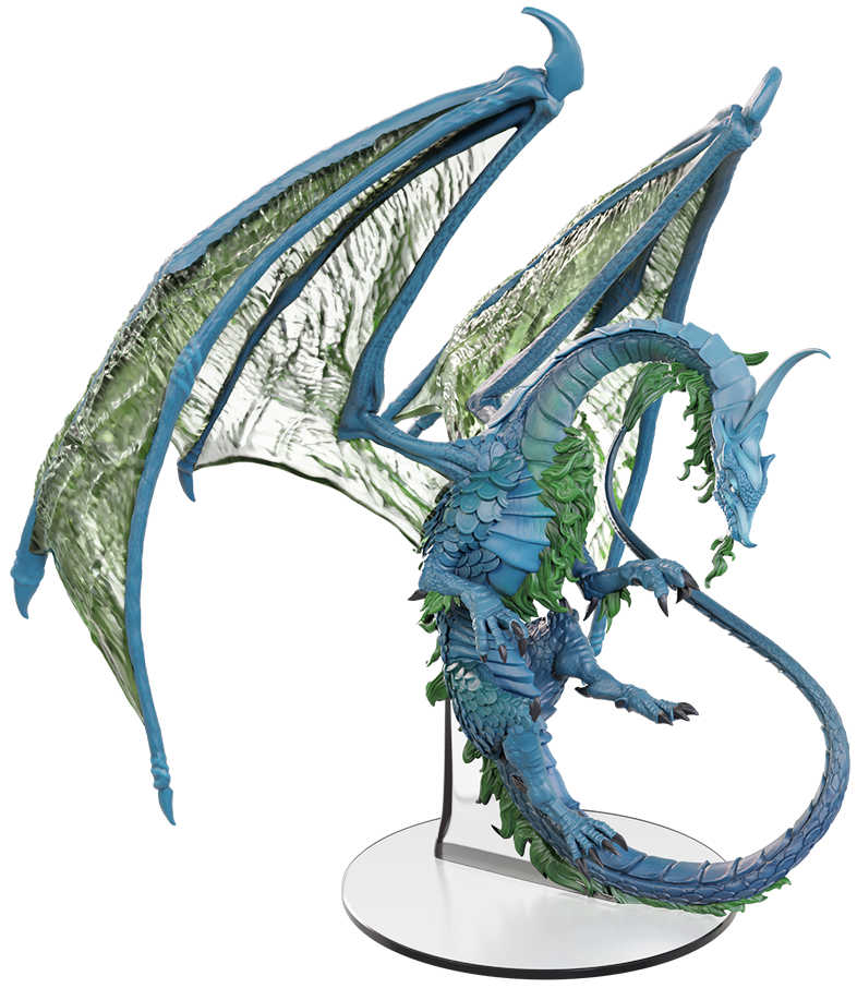 Icons of the Realms: Adult Moonstone Dragon Premium Figure