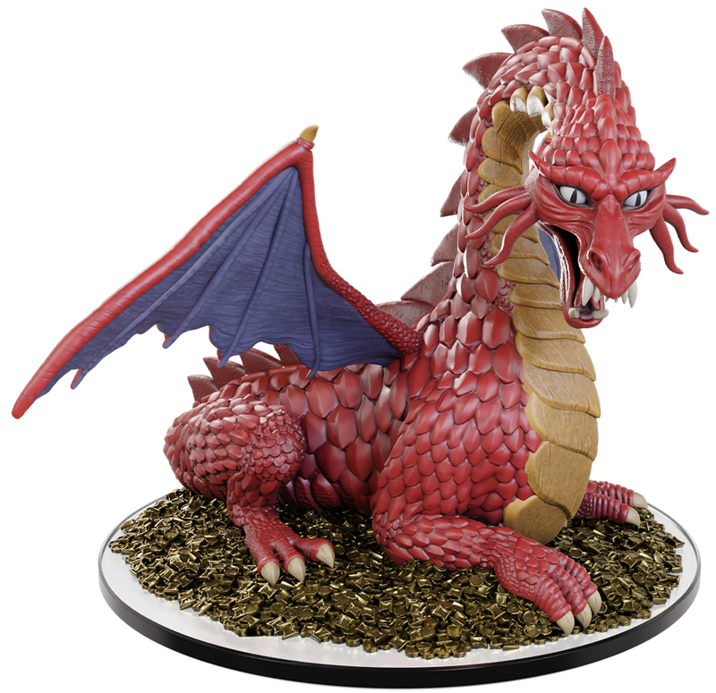 Icons of the Realms - 50th Anniversary Red Dragon