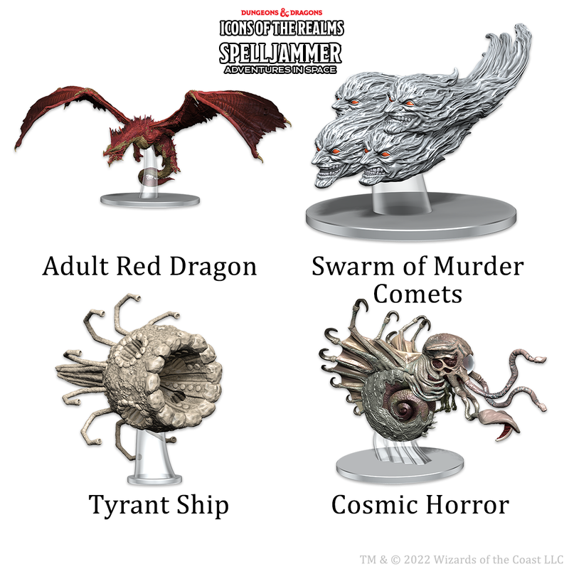 Icons of the Realms: Spelljammer- Threats from the Cosmos Ship Scale Miniatures