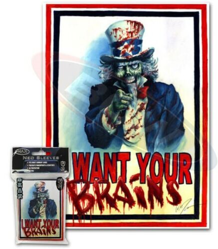 Neo Sleeves Standard Card - I Want Your Brains (50 Ct)