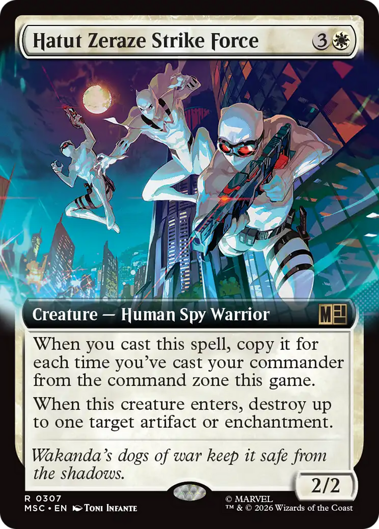 Hatut Zeraze Strike Force (Extended Art) [Marvel Super Heroes Commander]
