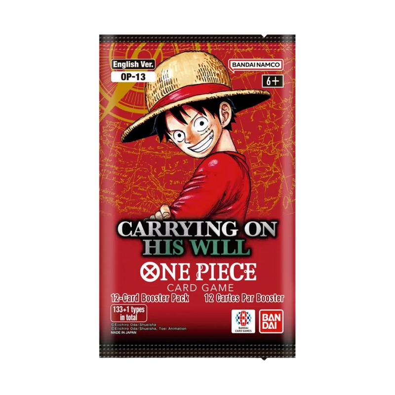 One Piece CG Carrying On His Will Booster Pack [OP-13]