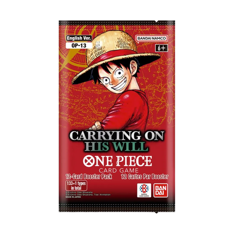 One Piece CG Carrying On His Will Booster Pack [OP-13]