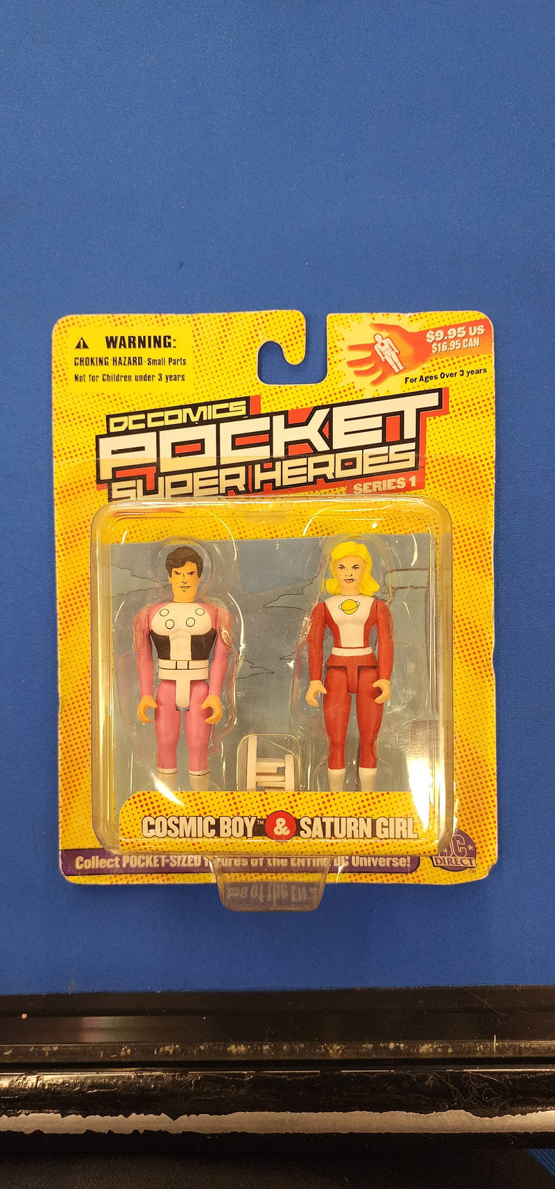 DC Comics Pocket Super Heroes Series 1 - Cosmic Boy and Saturn Girl
