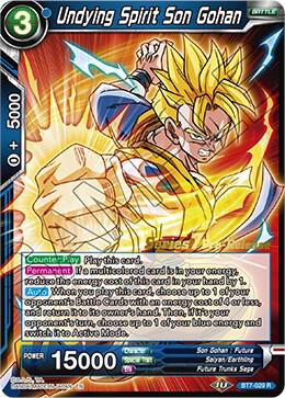 Undying Spirit Son Gohan (Series 7 Pre-Release) (BT7-029) [Assault of the Saiyans]