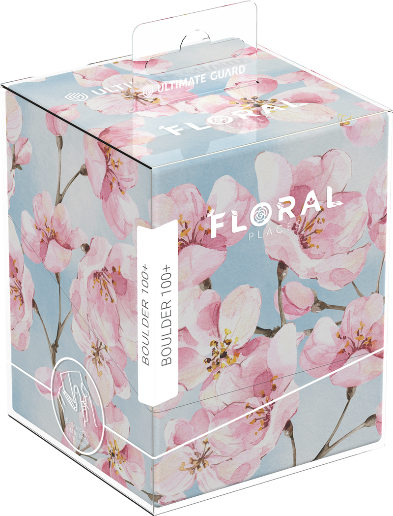 Ultimate Guard - Deck Case 100+ Boulder - Floral Places - Cherry Blossom