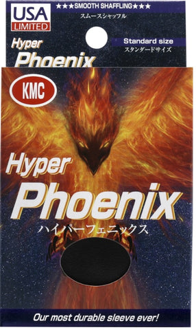 KMC Hyper Phoenix Standard Size Sleeves (100 pc) - Black