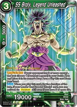 SS Broly, Legend Unleashed (Series 7 Pre-Release) (BT7-069) [Assault of the Saiyans]