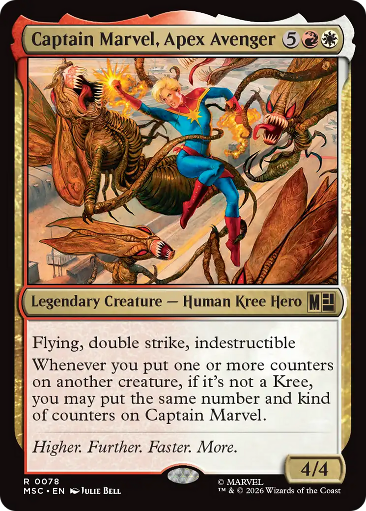 Captain Marvel, Apex Avenger [Marvel Super Heroes Commander]