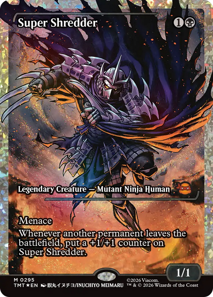 Super Shredder (Showcase) (Fracture Foil) [Teenage Mutant Ninja Turtle