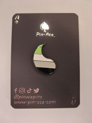 Customizable Pride Pin: Aromantic Left