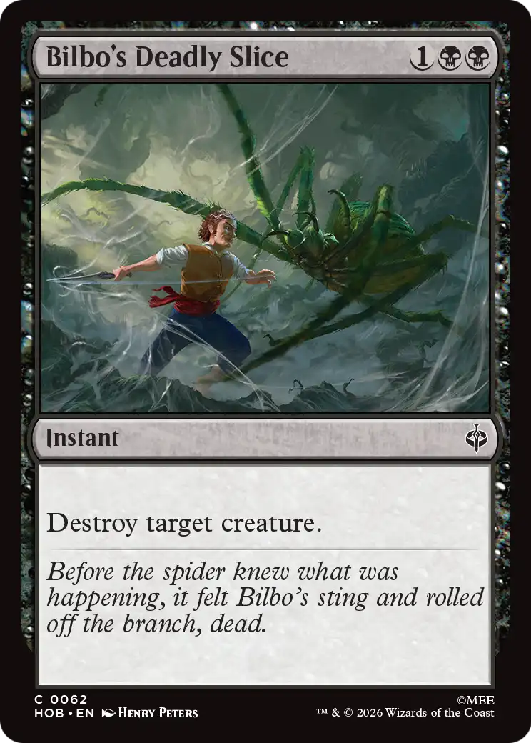 Bilbo's Deadly Slice [The Hobbit]