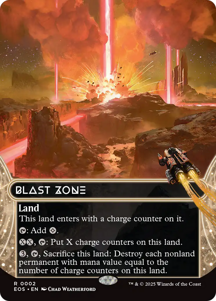 Blast Zone (0002) (Borderless) [Edge of Eternities: Stellar Sights]
