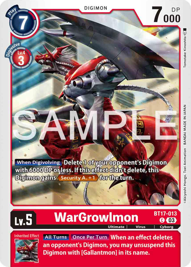 WarGrowlmon [BT17-013] [Secret Crisis]