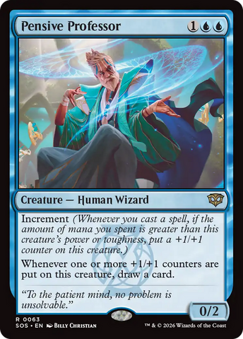 Pensive Professor [Secrets of Strixhaven]