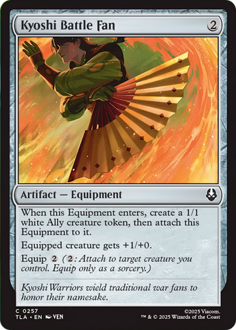 Kyoshi Battle Fan [Avatar: The Last Airbender]