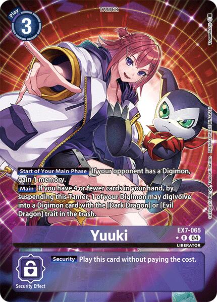 Yuuki [EX7-065] (Alternate Art) [Digimon LIBERATOR]