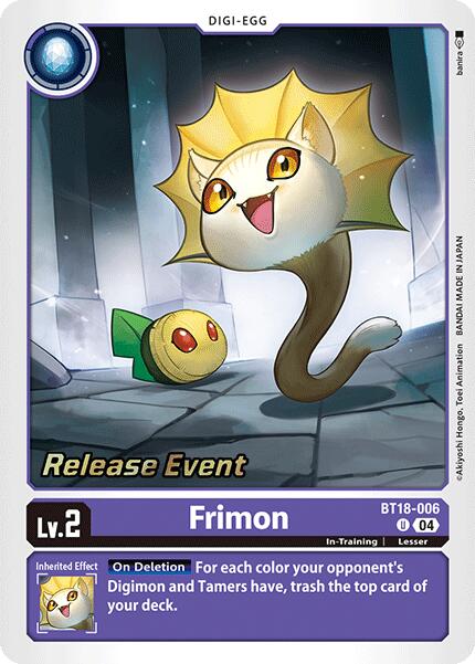 Frimon [BT18-006] [Release Special Booster Ver.2.0 Promos]