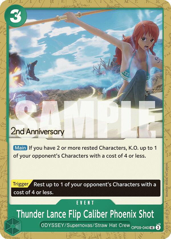 Thunder Lance Flip Caliber Phoenix Shot [Emperors in the New World: 2nd Anniversary Tournament Cards]