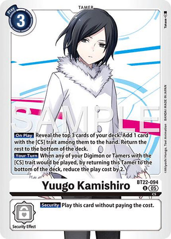 Yuugo Kamishiro [BT22-094] [Cyber Eden]