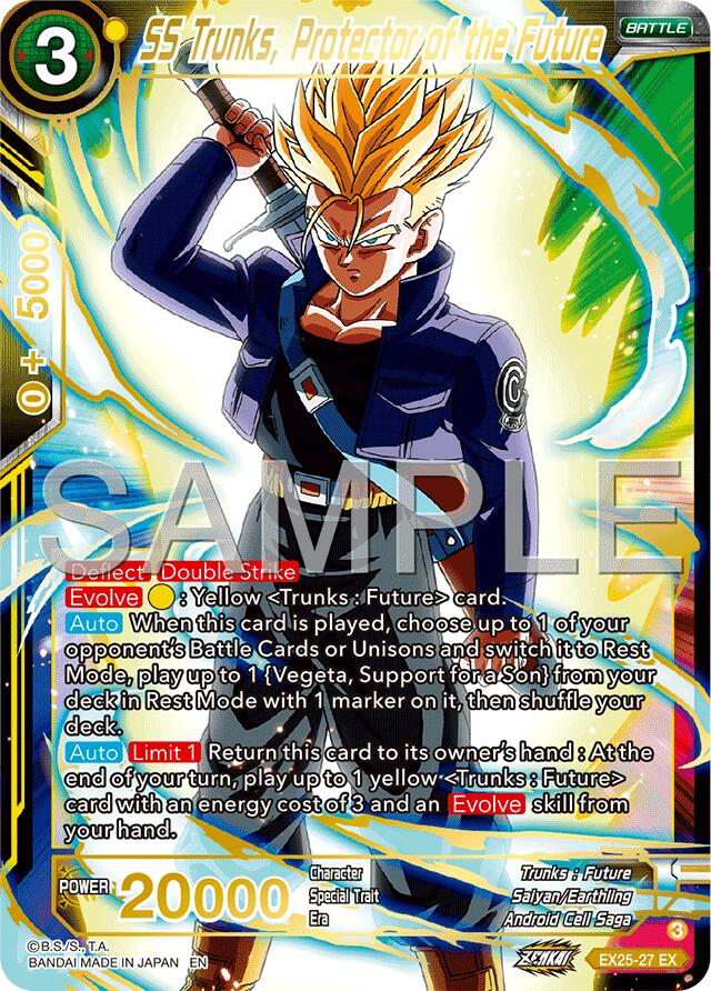 SS Trunks, Protector of the Future (EX25-27) [Premium Anniversary Box 2025]