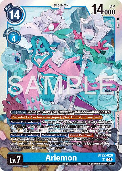 Ariemon [BT22-028] [Cyber Eden]
