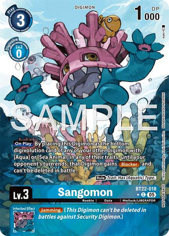 Sangomon [BT22-018] (Box Topper) [Cyber Eden]