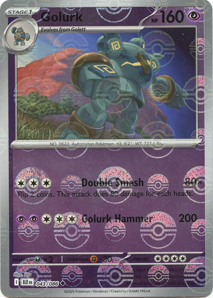 Golurk (043/086) (Poke Ball Pattern) [Scarlet & Violet: Black Bolt]