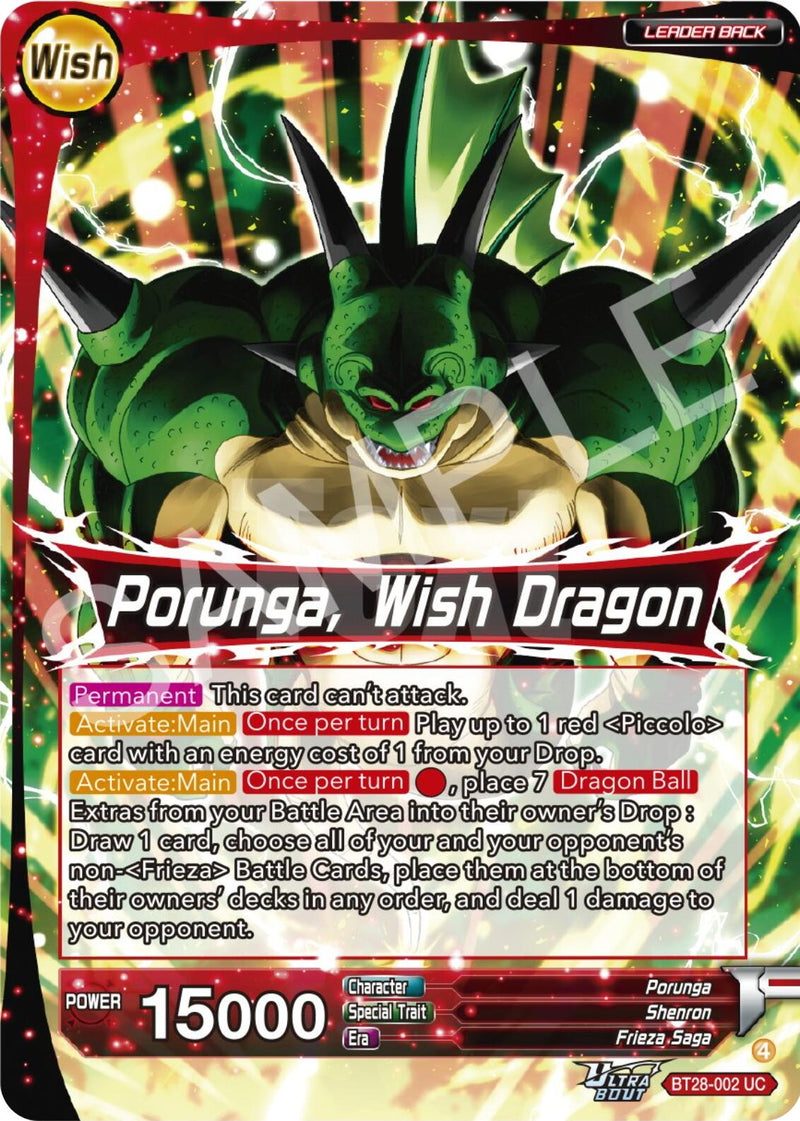 Dragon Ball // Porunga, Wish Dragon (BT28-002) [Prismatic Clash]