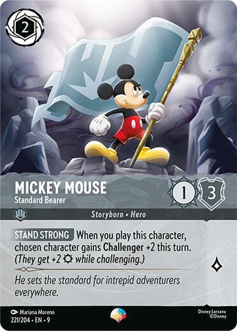 Mickey Mouse - Standard Bearer (Epic) (221/204) [Fabled]
