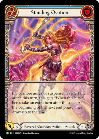 Standing Ovation [GEM072] (GEM Pack 3)  Rainbow Foil