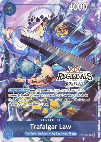 Trafalgar Law (CS 25-26 Regionals Textured Chase Promo) [One Piece Promotion Cards]