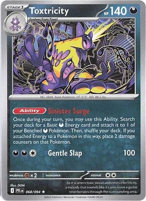 Toxtricity (068/094) [Mega Evolution: Phantasmal Flames]