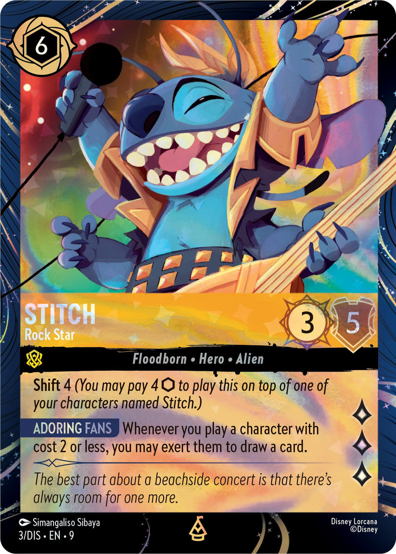 Stitch - Rock Star (3) [Promo Cards]