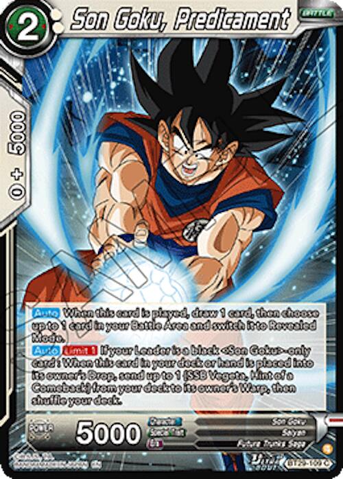 Son Goku, Predicament (BT29-109) [Fearsome Rivals]