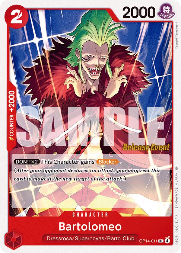 Bartolomeo [The Azure Sea's Seven Release Event Cards]