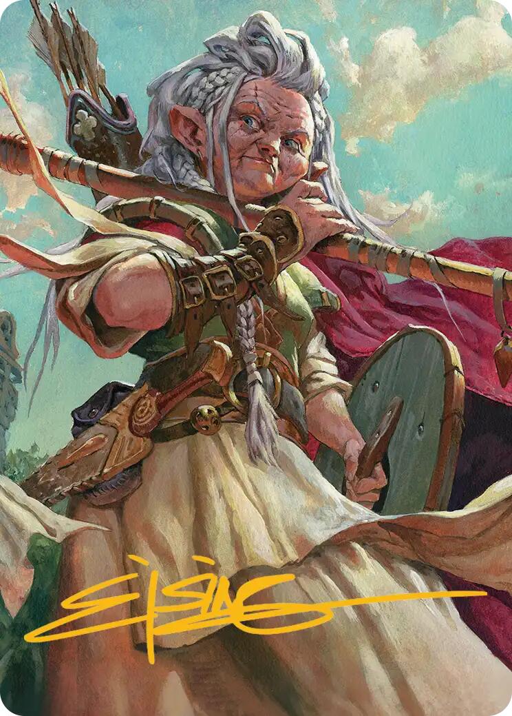 Brigid, Clachan's Heart Art Card (Gold-Stamped Signature) [Lorwyn Eclipsed Art Series]