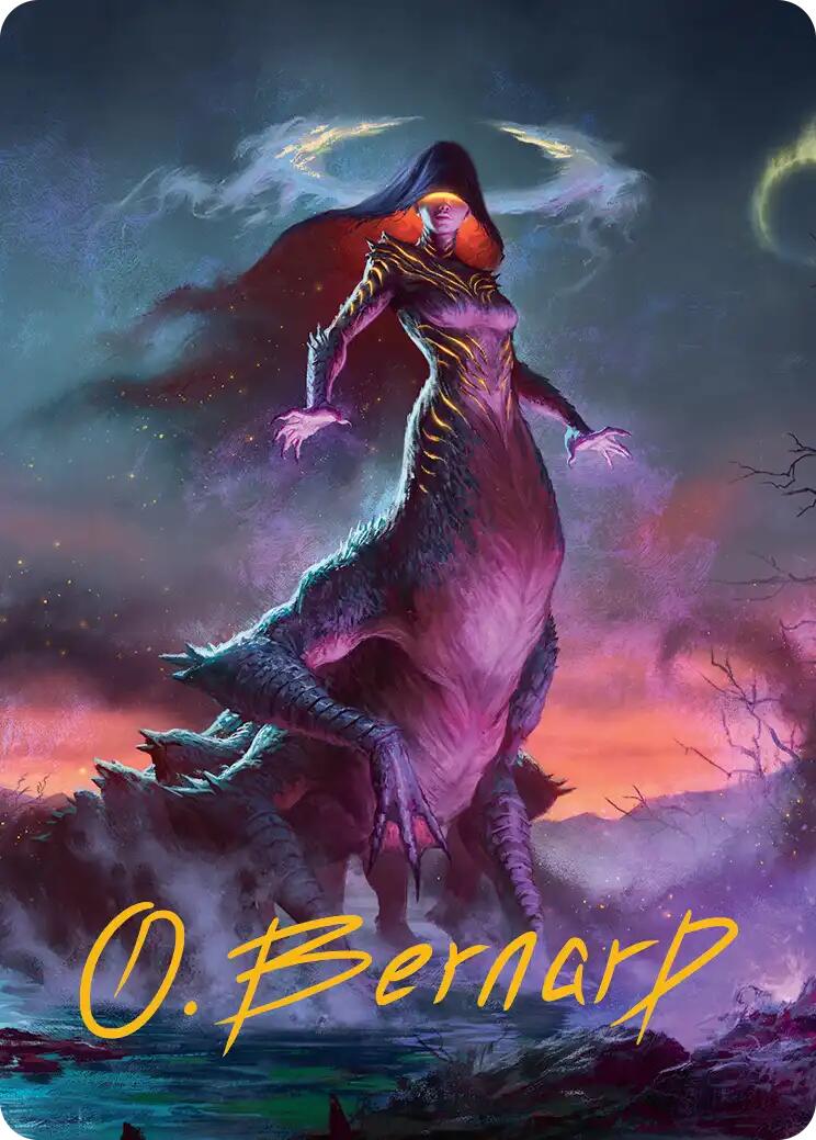 Moonshadow Art Card (Gold-Stamped Signature) [Lorwyn Eclipsed Art Series]