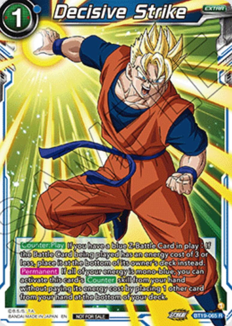 Decisive Strike (Ultra-Bout Series Tournament Pack Vol.1) (BT19-065) [Tournament Promotion Cards]