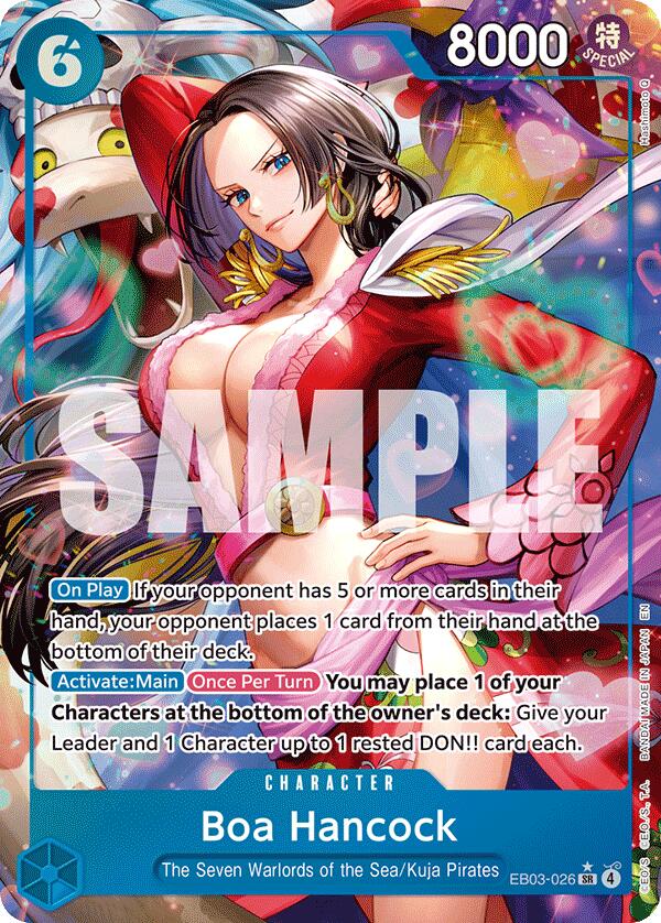 Boa Hancock (Alternate Art) [Extra Booster: One Piece Heroines Edition]