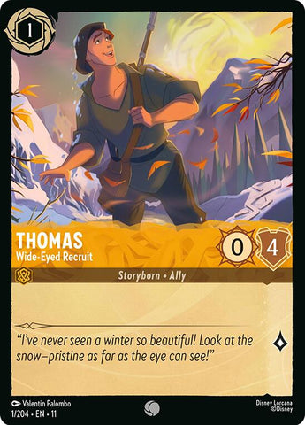 Thomas - Wide-Eyed Recruit (1/204) [Winterspell]