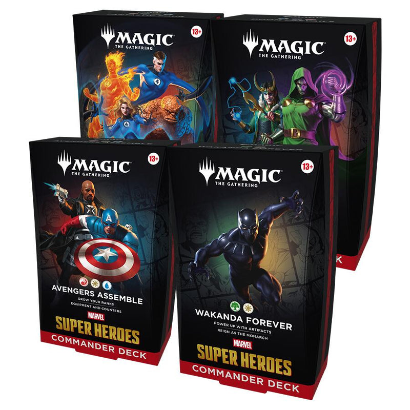 Marvel Super Heroes Commander Deck Case (set of 4)