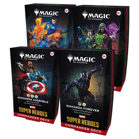 Marvel Super Heroes Commander Deck Case (set of 4)