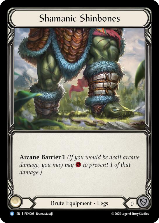 Shamanic Shinbones [PEN005] (Compendium of Rathe)  Cold Foil