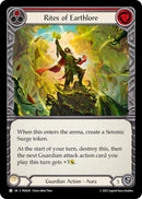Rites Of Earthlore (Red) (Rainbow Foil) [PEN026] (Compendium of Rathe)  Rainbow Foil