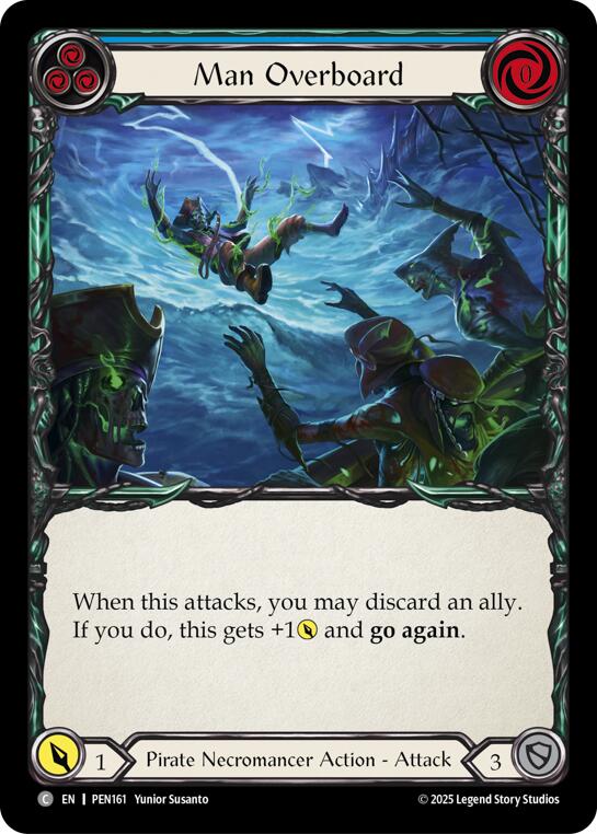 Man Overboard (Blue) (Regular) [PEN161] (Compendium of Rathe)