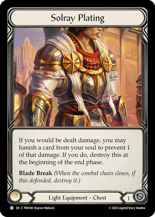 Solray Plating [PEN180] (Compendium of Rathe)