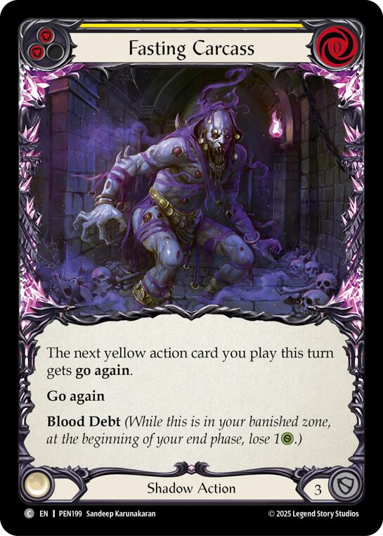 Fasting Carcass (Yellow) (Regular) [PEN199] (Compendium of Rathe)